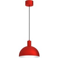 Pendelleuchte Rot Metall B:29 cm E27 Loft dekorativ Pendelleuchte Rot Metall B:29 cm E27 Loft dekorativ von Luminex