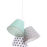 Pendelleuchte SAMY Weiß Grau Mint Kinder Mädchen Pendelleuchte SAMY Weiß Grau Mint Kinder Mädchen von BPS Koncept