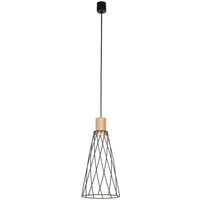 Pendelleuchte Schwarz Kiefer Ø 19 cm H: max. 180 cm GU10 von TK Lighting