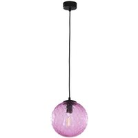 Pendelleuchte Schwarz Rosa E27 Glas Metall Modern Pendelleuchte Schwarz Rosa E27 Glas Metall Modern von TK Lighting