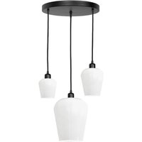 Pendelleuchte Schwarz Weiß 3-flammig E27 Ø 47,5 cm ADRIAN von Ghidini Giovanni Battista