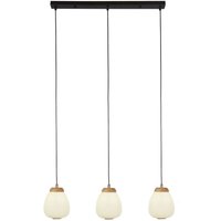 Pendelleuchte Schwarz Weiß B: 78,5 cm E14 3-flammig E14 von Searchlight