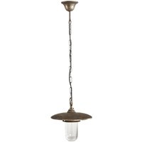 Pendelleuchte außen IP44 Messing Glas E27 Ø 25 cm von Ghidini Giovanni Battista