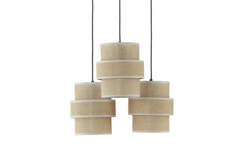 Pendelleuchte   ¦ beige ¦ Maße (cm): H: 145  Ø: 45.0 Lampen & Leuchten > Innenleuchten > Pendelleuchten - Möbel Kraft