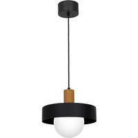 Pendelleuchte blendarm Glas Holz Metall Ø29 cm Modern Pendelleuchte blendarm Glas Holz Metall Ø29 cm Modern von Luminex