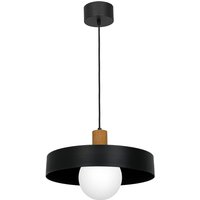 Pendelleuchte blendarm Glas Holz Metall Ø40 cm Modern Pendelleuchte blendarm Glas Holz Metall Ø40 cm Modern von Luminex
