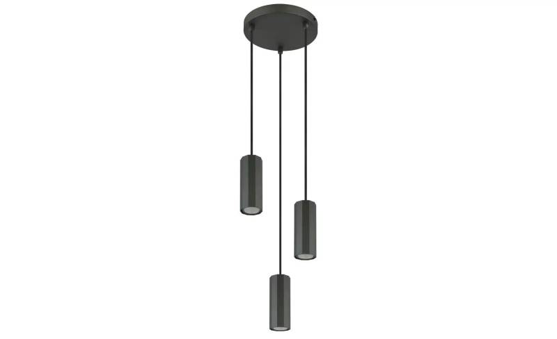 Globo Lighting Pendelleuchte   ¦ grau ¦ Maße (cm): B: 21 H: 120  Ø: 21 Lampen & Leuchten > LED-Leuchten > LED-Deckenleuchten - Höffner