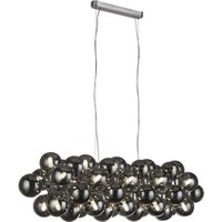 Pendelleuchte groß B: 100 cm 25x G9 Rauchglas Kugelschirme Pendelleuchte groß B: 100 cm 25x G9 Rauchglas Kugelschirme von Searchlight