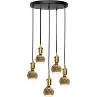 Pendelleuchte rund Ø 40 cm Messing Eisen verstellbar Pendelleuchte rund Ø 40 cm Messing Eisen verstellbar von Giovanni Battista