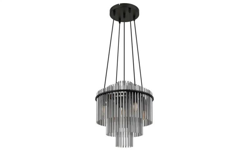 Globo Lighting Pendelleuchte   ¦ schwarz ¦ Maße (cm): B: 40 H: 120  Ø: 40 Lampen & Leuchten > LED-Leuchten > LED-Deckenleuchten - Höffner
