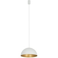Pendelleuchte verstellbar rund Ø 33 cm Weiß Gold GX53 Metall Pendelleuchte verstellbar rund Ø 33 cm Weiß Gold GX53 Metall von Nowodvorski
