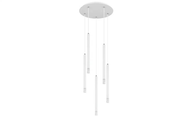 Globo Lighting Pendelleuchte   ¦ weiß ¦ Maße (cm): B: 34 H: 120  Ø: 34.0 Lampen & Leuchten > Innenleuchten > Pendelleuchten - Möbel Kraft