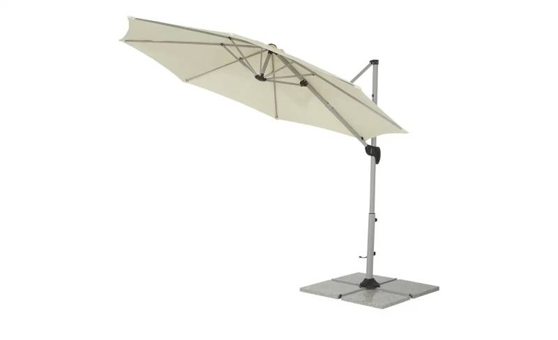 Pendelschirm  Ø 300 cm Derby Sun ¦ beige ¦ Maße (cm): H: 244  Ø: 300