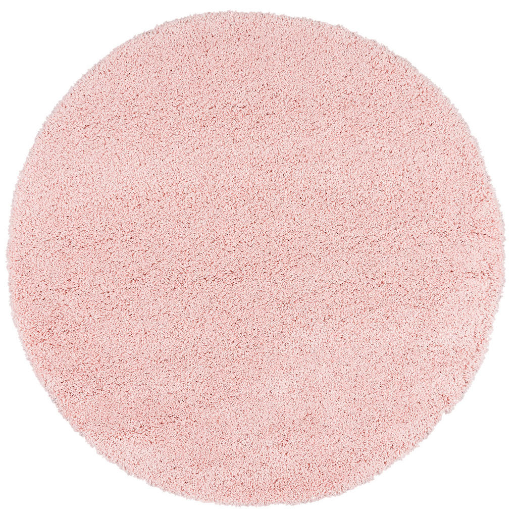 Pergamon Hochflor, Rosa, Textil, Rund, 80x80 cm, Teppiche & Böden, Teppiche, Hochflorteppiche & Shaggys von Pergamon
