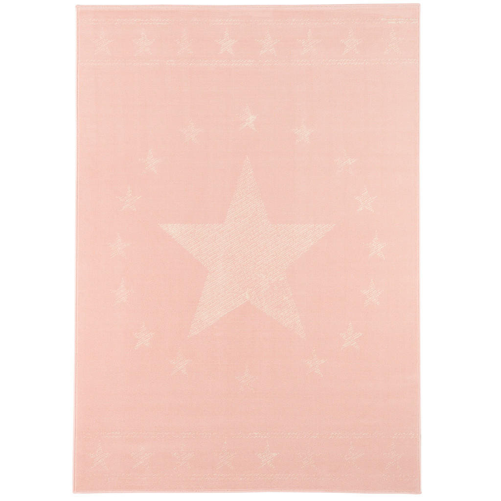 Pergamon Kinder, Rosa, Textil, Abstrakt, 140x200 cm, Teppiche & Böden, Teppiche, Teppich Kinderzimmer von Pergamon