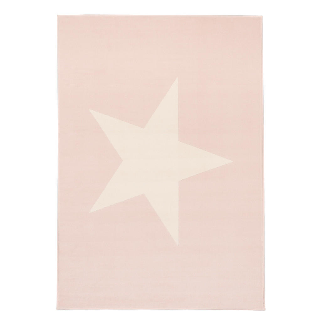 Pergamon Kinder, Rosa, Textil, Abstrakt, 140x200 cm, Teppiche & Böden, Teppiche, Teppich Kinderzimmer von Pergamon