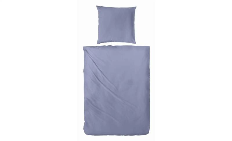 Perkal Bettwäsche-Set   ¦ blau ¦ Maße (cm): B: 240 H: 1 Bettwaren > Bettwäsche-Sets > Bettwäsche-Sets in Übergrößen - Möbel Kraft