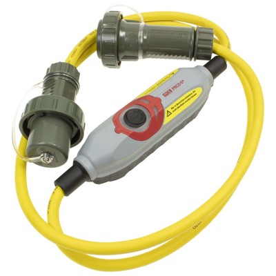 Personenschutzleitung PRCD-S THW-Version, 2m, IP55