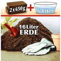 Pflanz-Erde aus Kokos-Faser für 16 Liter Erde
