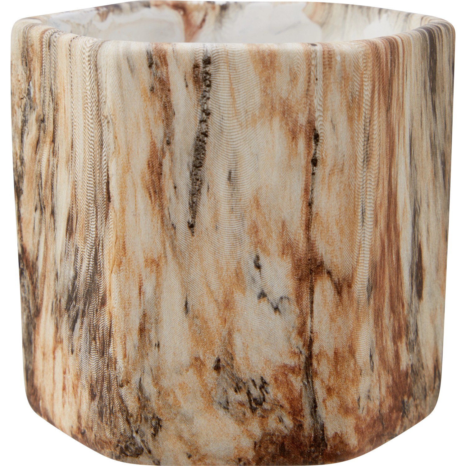 Pflanzgefäß Marmor 8,2 cm x 9 cm x 9 cm Mehrfarbig Weiß-Braun Pflanzgefäß Marmor 8,2 cm x 9 cm x 9 cm Mehrfarbig Weiß-Braun