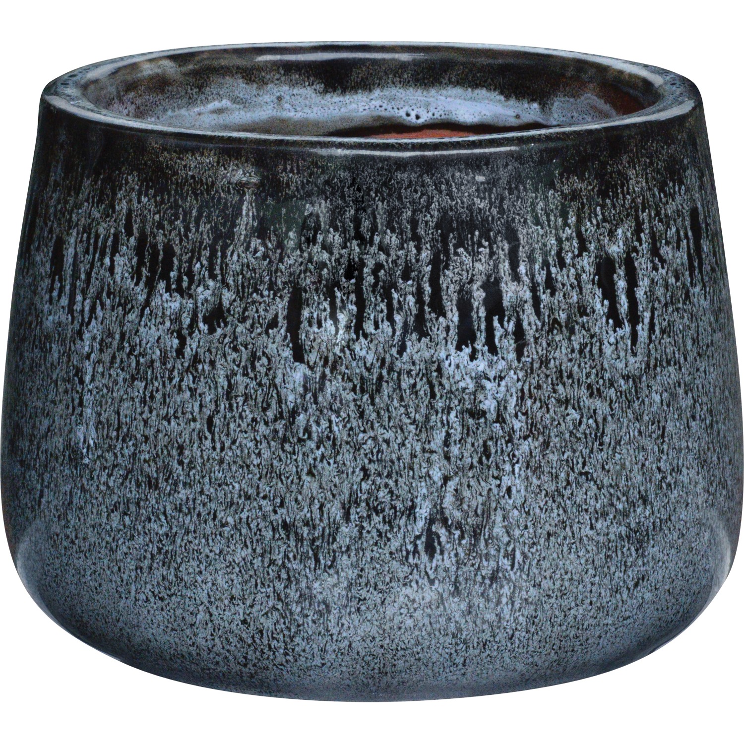 Pflanztopf Dark Wonder 16 cm x Ø 21 cm Schwarz Pflanztopf Dark Wonder 16 cm x Ø 21 cm Schwarz
