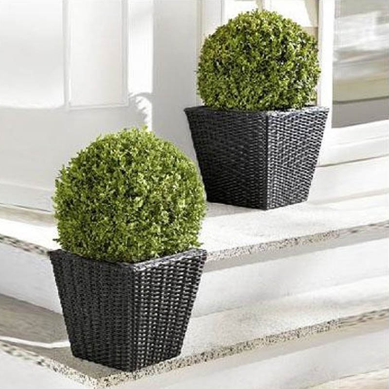 Pflanztopf Polyrattan 2er Set klein Pflanztopf Polyrattan 2er Set klein von KaminStore24