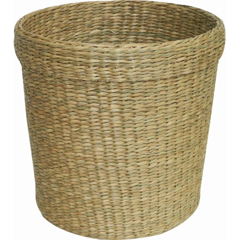 Pflanztopf Seegras mit PET-Einsatz Ø 25,5 cm x 24 cm Hellbraun