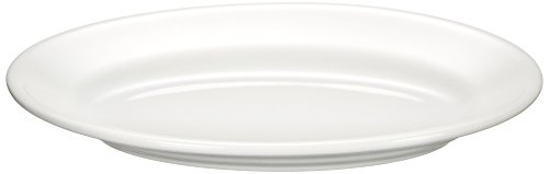 Saturnia Tablett oval cm. 23 Tivoli weiß von Saturnia