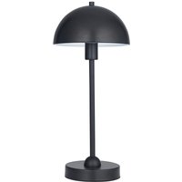 Pilzleuchte Schwarz Metall 41 cm Kabelschalter E14 ALFIE von Endon