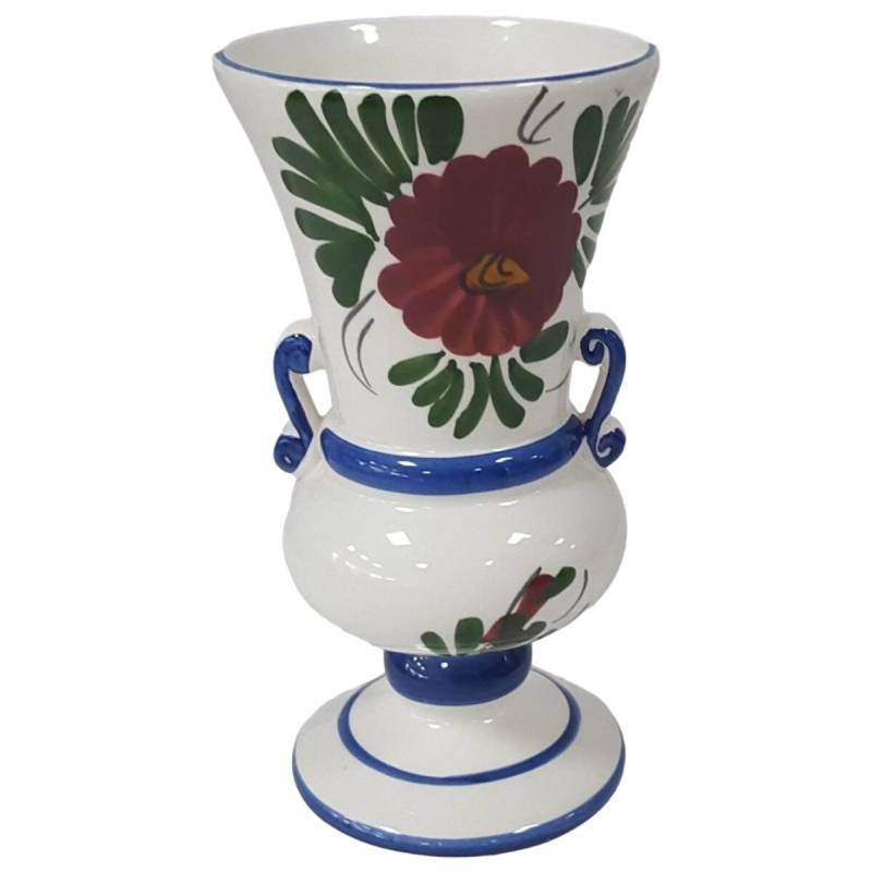 Vase Blumenvase Pokalvase 21,3 cm Pintado a Mano gebraucht - gut