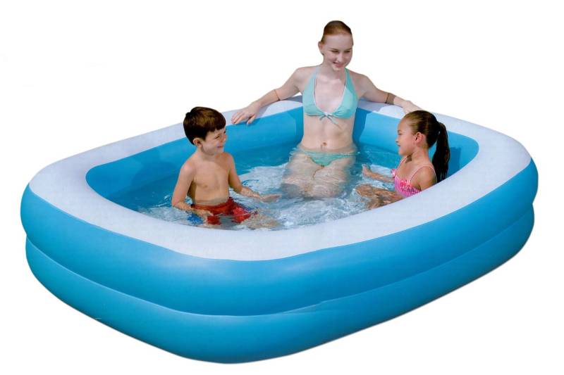 Planschbecken FAMILY Pool rechteckig 211 x 132 cm Bestway