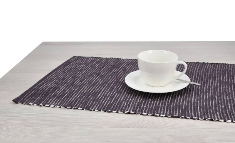 HOME STORY Platzset  Greta ¦ schwarz ¦ Maße (cm): B: 32 Tischwäsche & Küchentextilien > Platzsets - Höffner