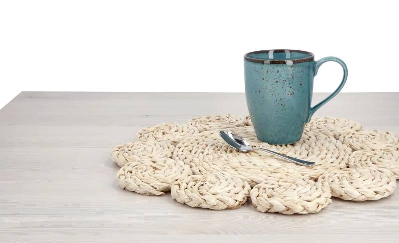 Platzset   ¦ beige ¦ Naturfaser ¦ Maße (cm): H: 1  Ø: 38.0 Heimtextilien > Tischwäsche > Platzsets - Möbel Kraft