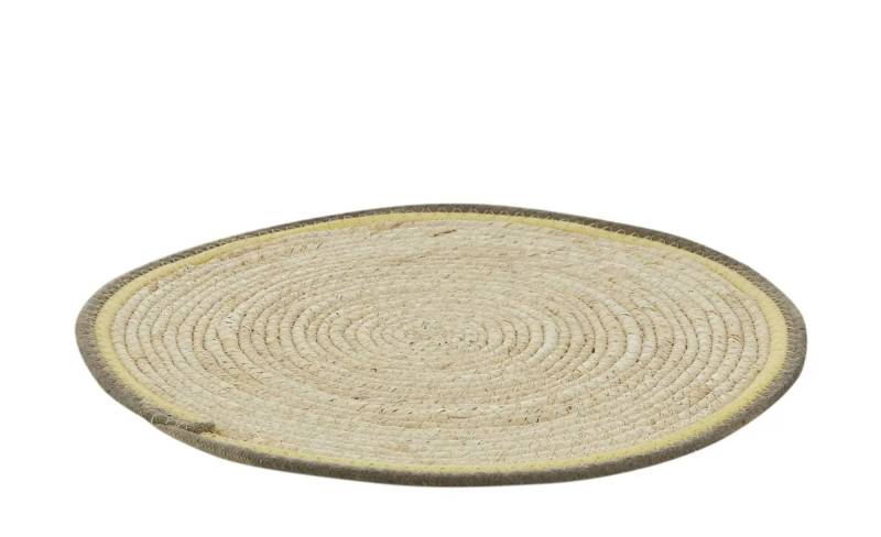 HOME STORY Platzset   ¦ creme ¦ Naturfaser ¦ Maße (cm): H: 0,7  Ø: 34 Tischwäsche & Küchentextilien > Platzsets - Höffner