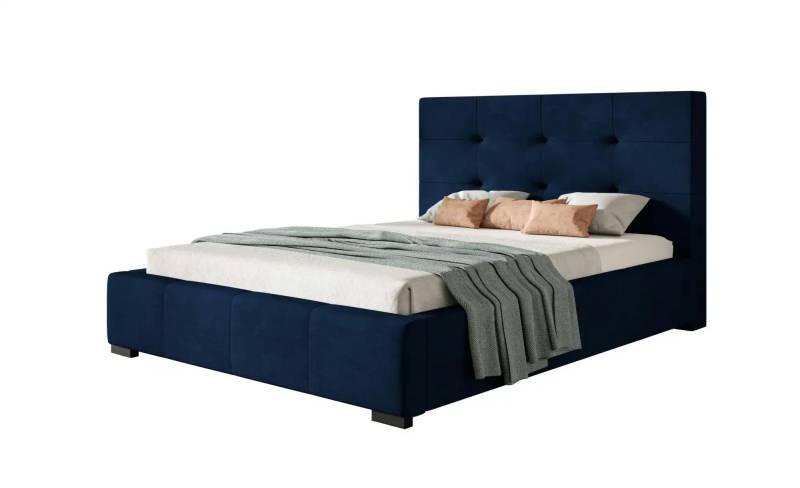 Polsterbett mit Stauraum Bristol ¦ blau ¦ Maße (cm): H: 104 Betten > Polsterbetten - Höffner