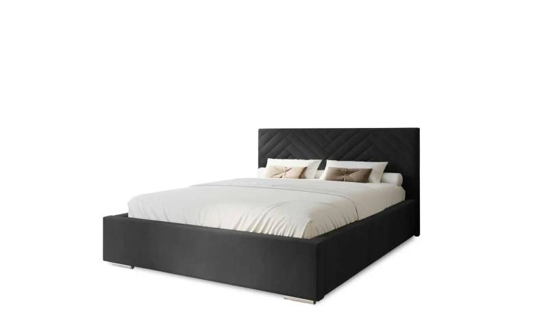 Polsterbett mit Stauraum  ¦ schwarz ¦ Maße (cm): B: 175 H: 100 Betten > Doppelbetten - Möbel Kraft