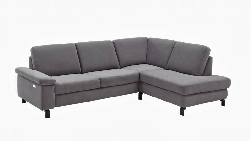 Polsterecke COAST PLUS 2.0 ca. 266 x 220 cm in Stoff Easy Care platin