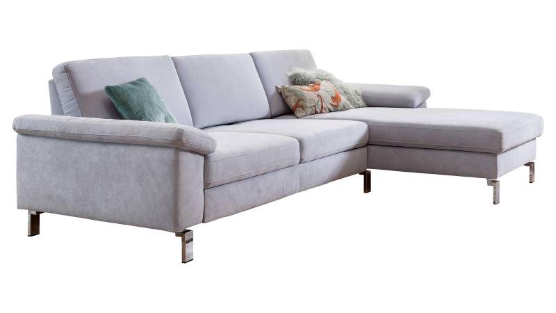 Polsterecke SK 239 MOVE 2.0 ca. 284x185cm in Stoff Matrix light blue