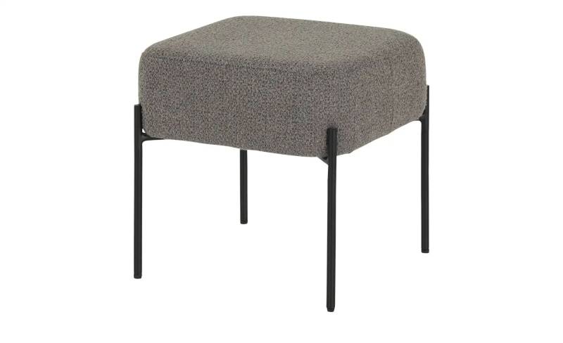 Polsterhocker   ¦ grau ¦ Maße (cm): B: 43 H: 40 T: 43.0 Polstermöbel > Hocker - Möbel Kraft