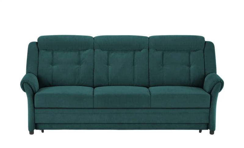 Polstermöbel Oelsa Einzelsofa mit Vorziehfunktion Andorra ¦ türkis/petrol ¦ Maße (cm): B: 224 H: 102 T: 98.0 Polstermöbel > Sofas > 3-Sitzer - Höffner