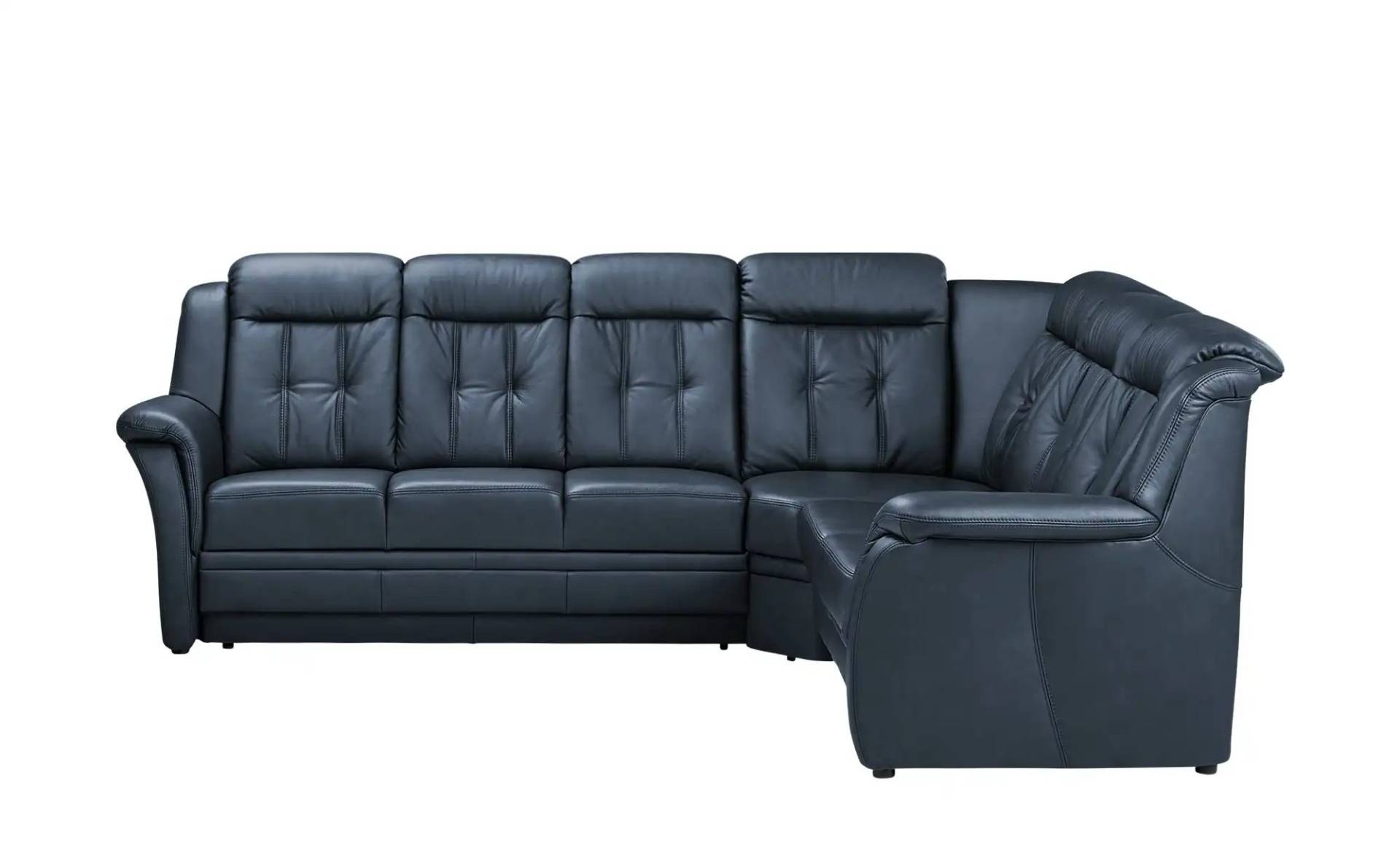 Polstermöbel Oelsa Komfort-Ecksofa aus Leder  Andorra ¦ türkis/petrol ¦ Maße (cm): B: 272 H: 99 T: 238 Polstermöbel > Sofas > Ecksofas - Möbel Kraft