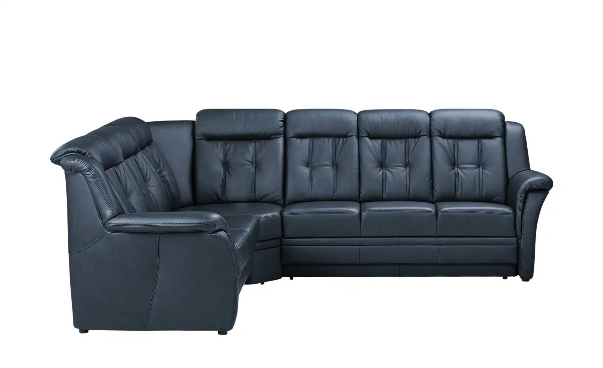 Polstermöbel Oelsa Komfort-Ecksofa aus Leder  Andorra ¦ türkis/petrol ¦ Maße (cm): B: 272 H: 99 T: 238 Polstermöbel > Sofas > Ecksofas - Möbel Kraft