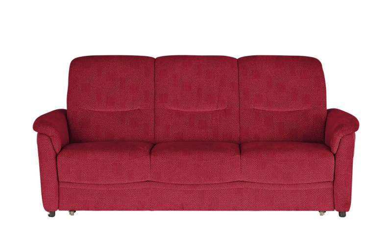 Polstermöbel Oelsa Schlafsofa  Sarah ¦ rot ¦ Maße (cm): B: 223 H: 100 T: 92.0 Polstermöbel > Sofas > 3-Sitzer - Höffner