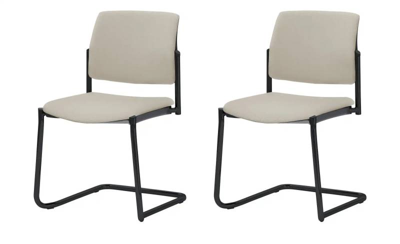 Polsterstuhl  2er Set MyPlano ¦ beige ¦ Maße (cm): B: 49 H: 83 T: 56.0 Stühle > Schwingstühle - Höffner