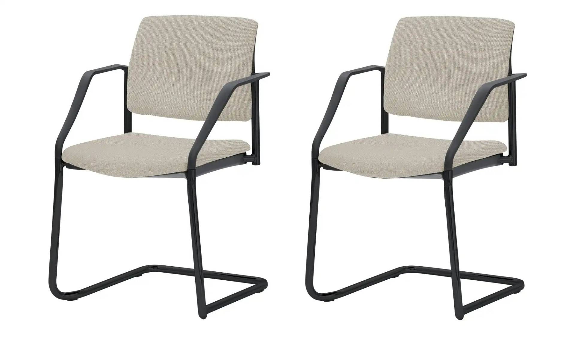 Polsterstuhl  2er Set MyPlano ¦ beige ¦ Maße (cm): B: 59 H: 83 T: 56.0 Stühle > Schwingstühle - Höffner