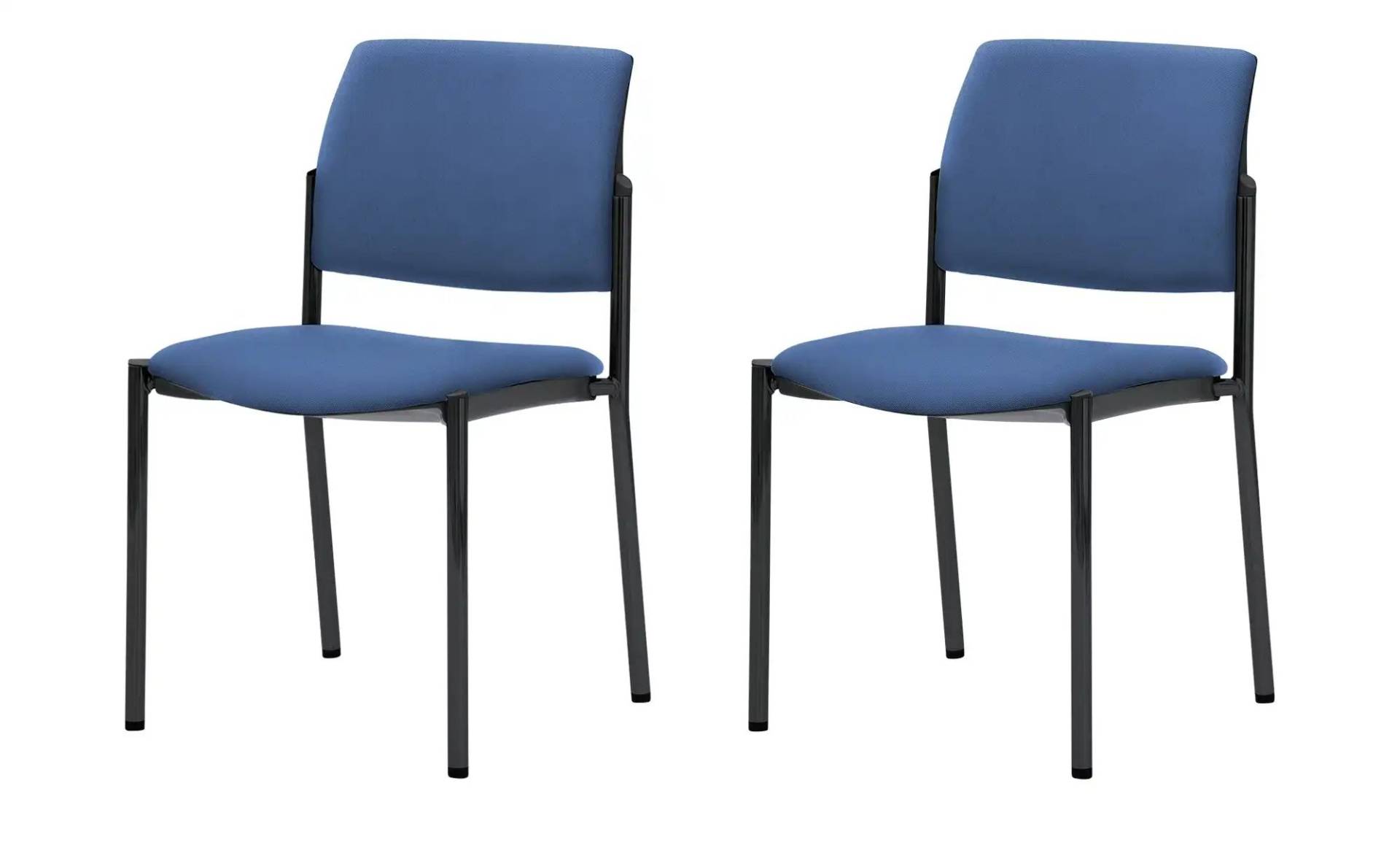 Polsterstuhl  2er Set MyPlano ¦ blau ¦ Maße (cm): B: 49 H: 83 T: 56.0 Stühle > Küchenstühle > Polster Küchenstühle - Höffner