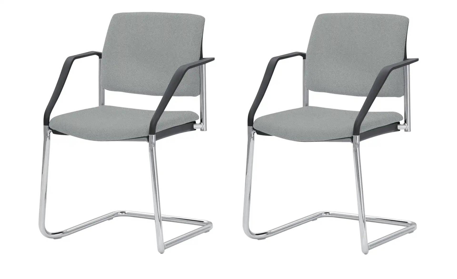 Polsterstuhl 2er Set MyPlano ¦ grau ¦ Maße (cm): B: 59 H: 83 T: 56.0 Stühle > Schwingstühle - Höffner Polsterstuhl 2er Set MyPlano ¦ grau ¦ Maße (cm): B: 59 H: 83 T: 56.0 Stühle > Schwingstühle - Höffner