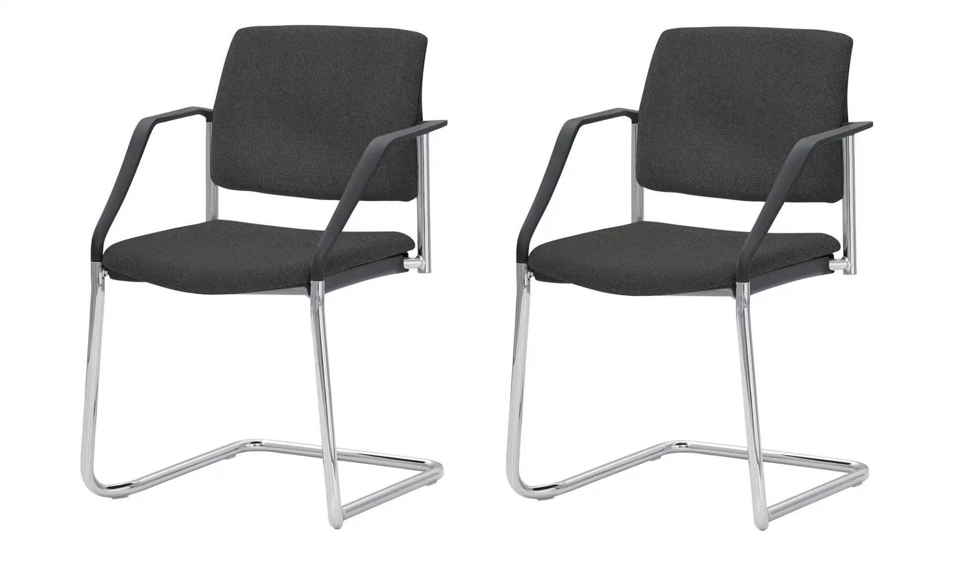Polsterstuhl 2er Set MyPlano ¦ schwarz ¦ Maße (cm): B: 59 H: 83 T: 56.0 Stühle > Schwingstühle - Höffner Polsterstuhl 2er Set MyPlano ¦ schwarz ¦ Maße (cm): B: 59 H: 83 T: 56.0 Stühle > Schwingstühle - Höffner
