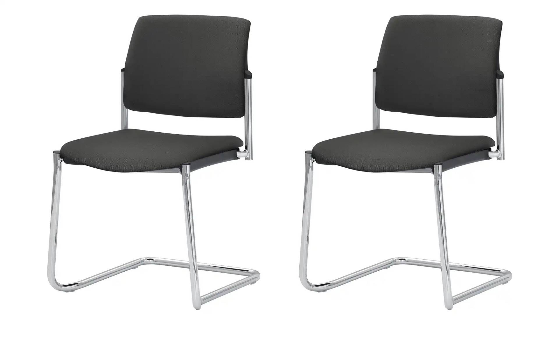 Polsterstuhl 2er Set MyPlano ¦ schwarz ¦ Maße (cm): B: 49 H: 83 T: 56.0 Stühle > Schwingstühle - Höffner Polsterstuhl 2er Set MyPlano ¦ schwarz ¦ Maße (cm): B: 49 H: 83 T: 56.0 Stühle > Schwingstühle - Höffner