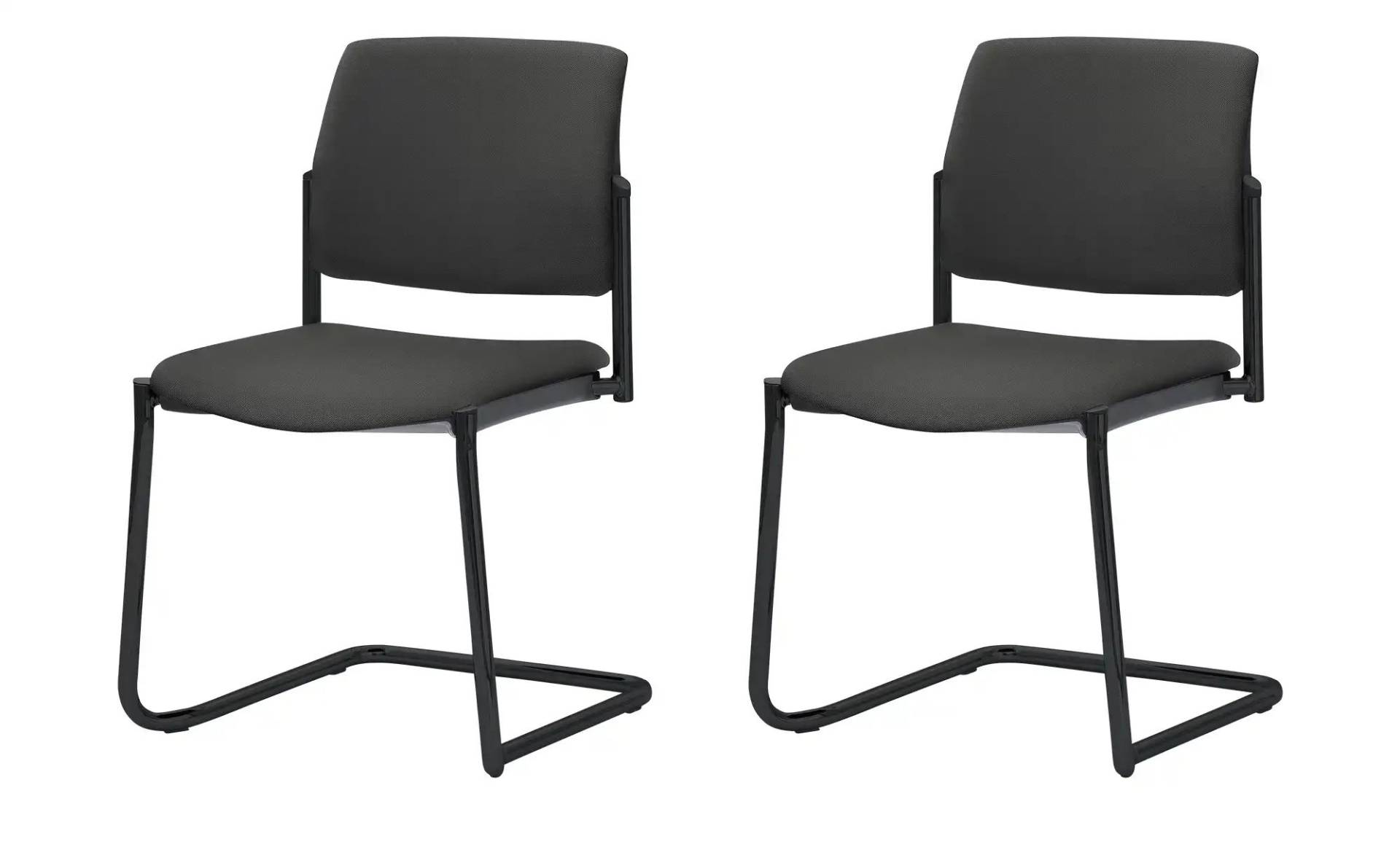Polsterstuhl 2er Set MyPlano ¦ schwarz ¦ Maße (cm): B: 49 H: 83 T: 56.0 Stühle > Schwingstühle - Höffner Polsterstuhl 2er Set MyPlano ¦ schwarz ¦ Maße (cm): B: 49 H: 83 T: 56.0 Stühle > Schwingstühle - Höffner
